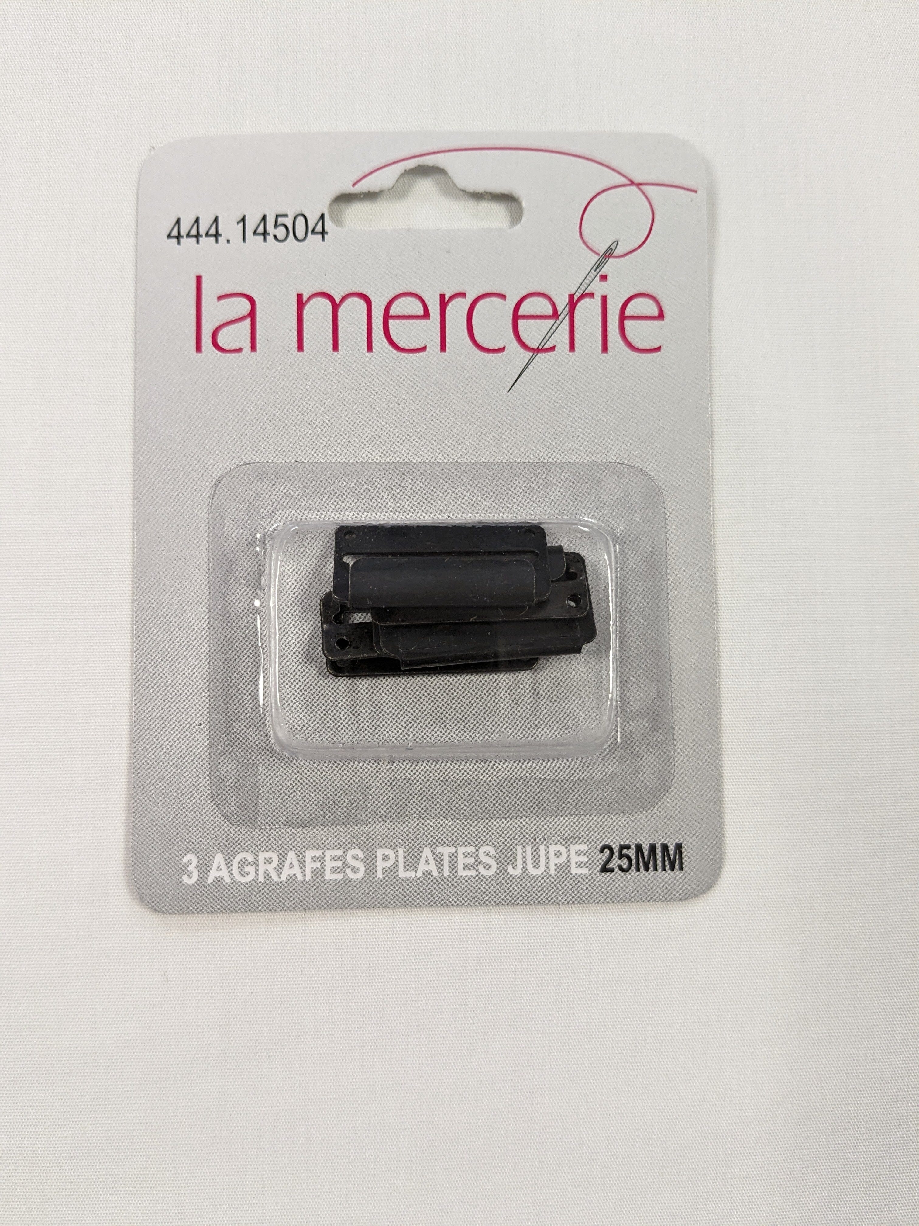 Agrafes plates jupe (x3) Mercerie Sélection Gaspard & Léonie | Gaspard et Léonie Tissus en ligne et Mercerie à Toulouse