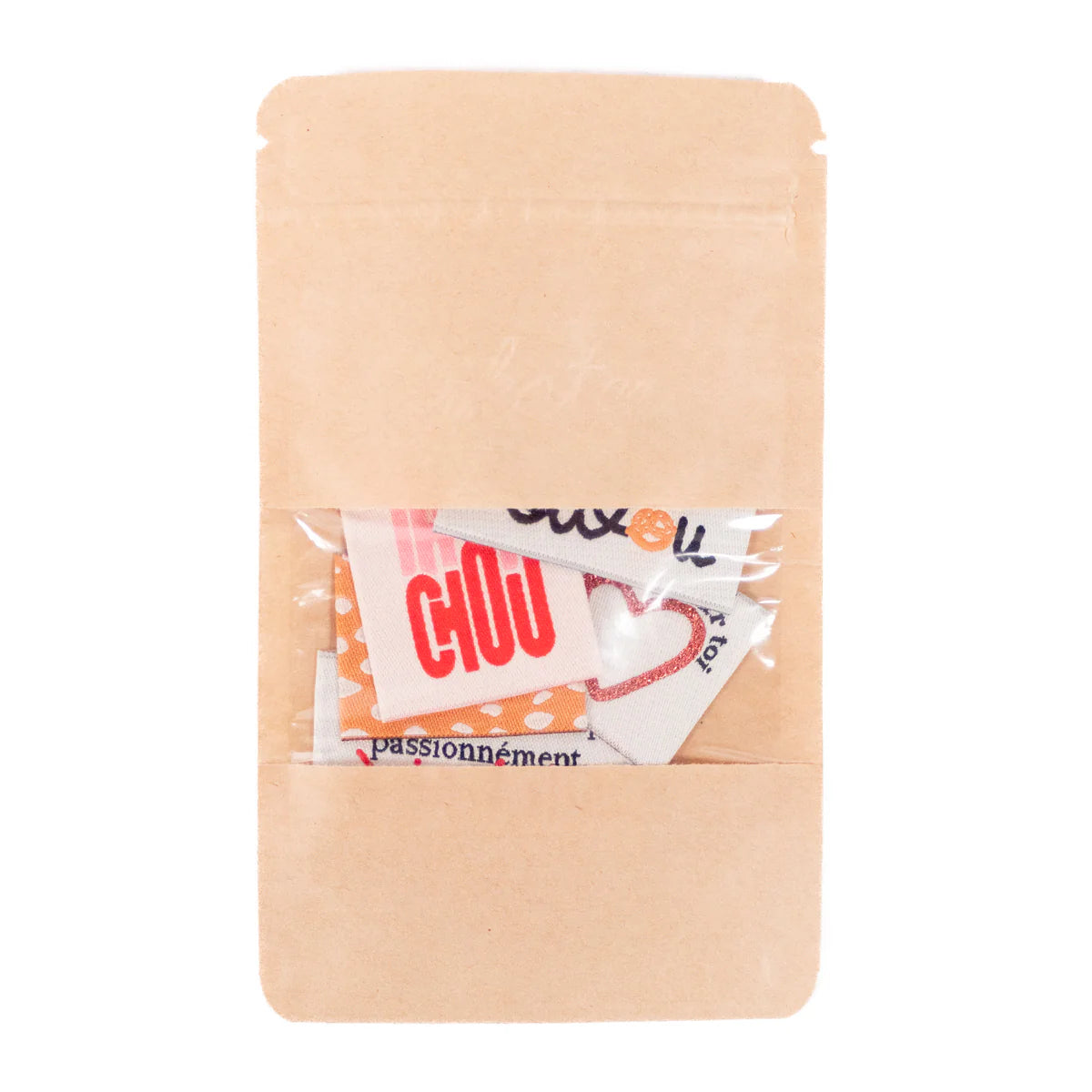 Assortiment Etiquettes tissées « Sweetie » IKATEE Ikatee | Gaspard et Léonie Tissus en ligne et Mercerie à Toulouse