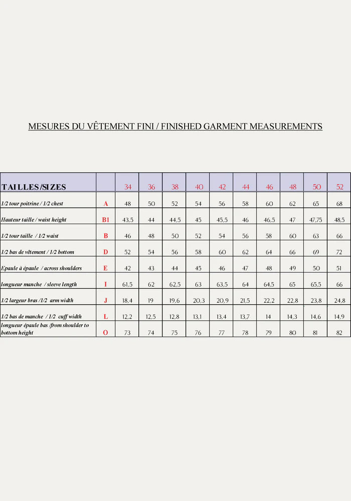 Blazer MIMOSA Patron de couture Pochette - MAISON FAUVE Patron de couture MAISON FAUVE | Gaspard et Léonie Tissus en ligne et Mercerie à Toulouse