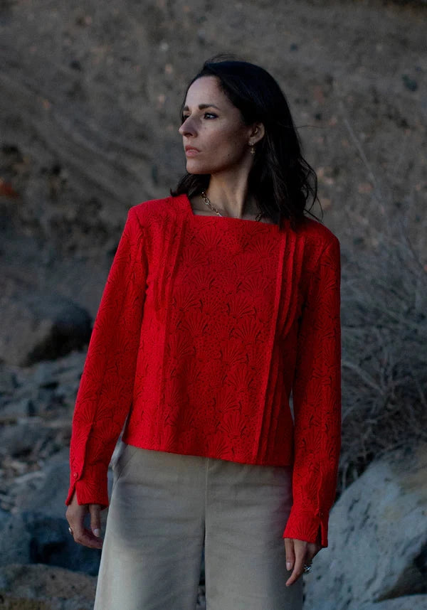 Blouse DEFERLANTE patron de couture pochette - MAISON FAUVE Patron de couture MAISON FAUVE | Gaspard et Léonie Tissus en ligne et Mercerie à Toulouse