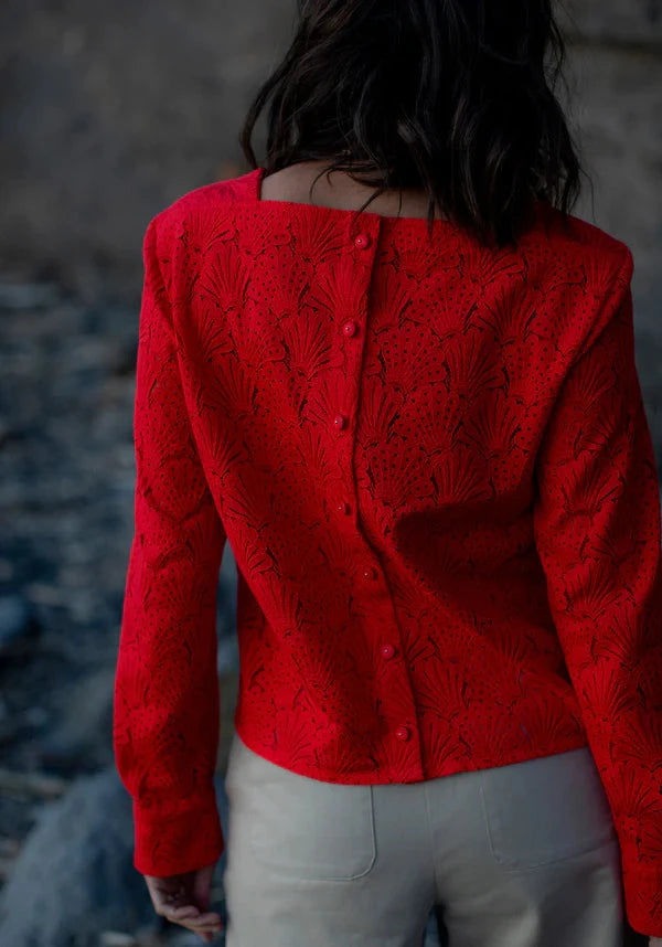 Blouse DEFERLANTE patron de couture pochette - MAISON FAUVE Patron de couture MAISON FAUVE | Gaspard et Léonie Tissus en ligne et Mercerie à Toulouse