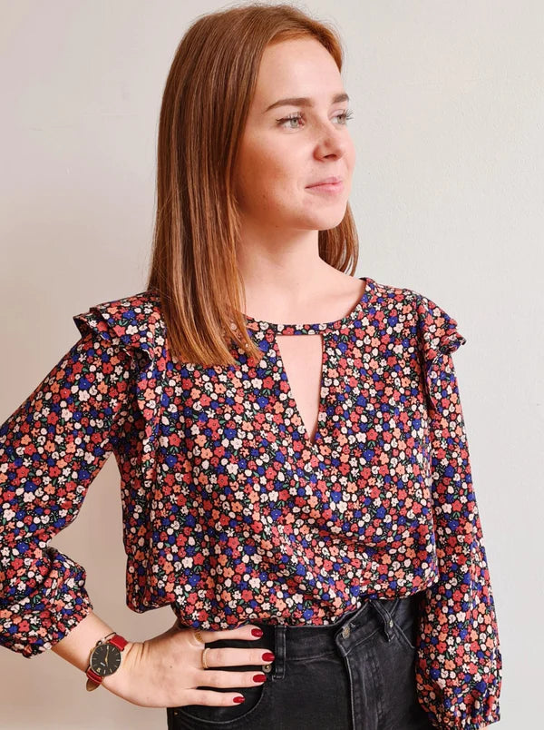 Blouse OLIVIA - Patron de couture pochette - JOLI LAB Patron de couture JOLI LAB | Gaspard et Léonie Tissus en ligne et Mercerie à Toulouse