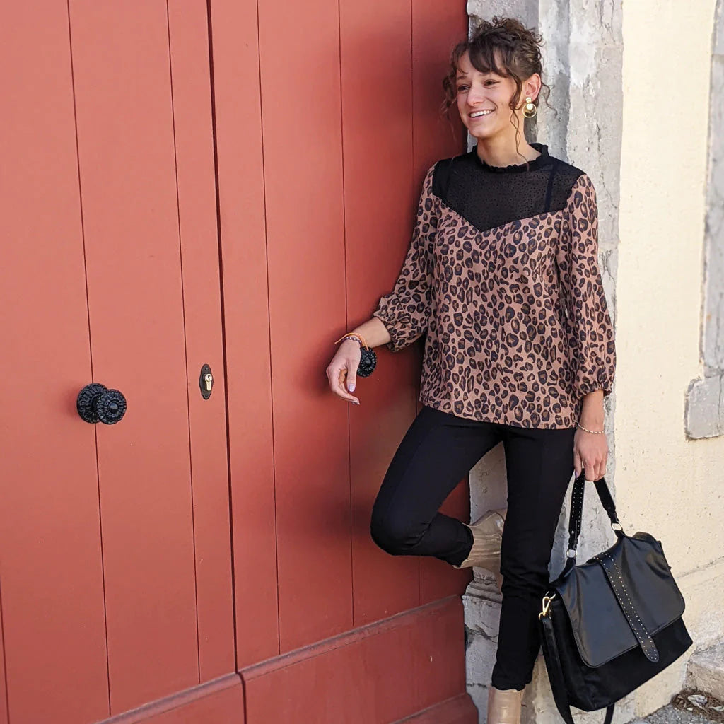 Blouse OPALE - Patron de couture pochette - SUPER BISON Patron de couture SUPER BISON | Gaspard et Léonie Tissus en ligne et Mercerie à Toulouse