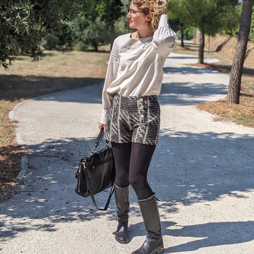 Blouse OPALE - Patron de couture pochette - SUPER BISON Patron de couture SUPER BISON | Gaspard et Léonie Tissus en ligne et Mercerie à Toulouse