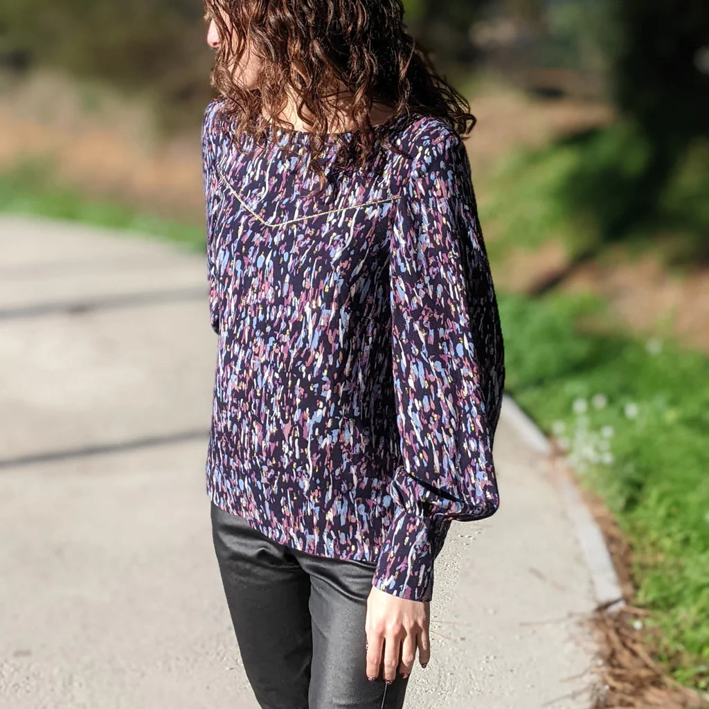 Blouse OPALE - Patron de couture pochette - SUPER BISON Patron de couture SUPER BISON | Gaspard et Léonie Tissus en ligne et Mercerie à Toulouse