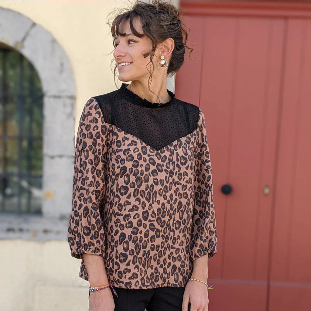 Blouse OPALE - Patron de couture pochette - SUPER BISON Patron de couture SUPER BISON | Gaspard et Léonie Tissus en ligne et Mercerie à Toulouse