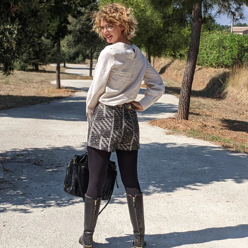 Blouse OPALE - Patron de couture pochette - SUPER BISON Patron de couture SUPER BISON | Gaspard et Léonie Tissus en ligne et Mercerie à Toulouse