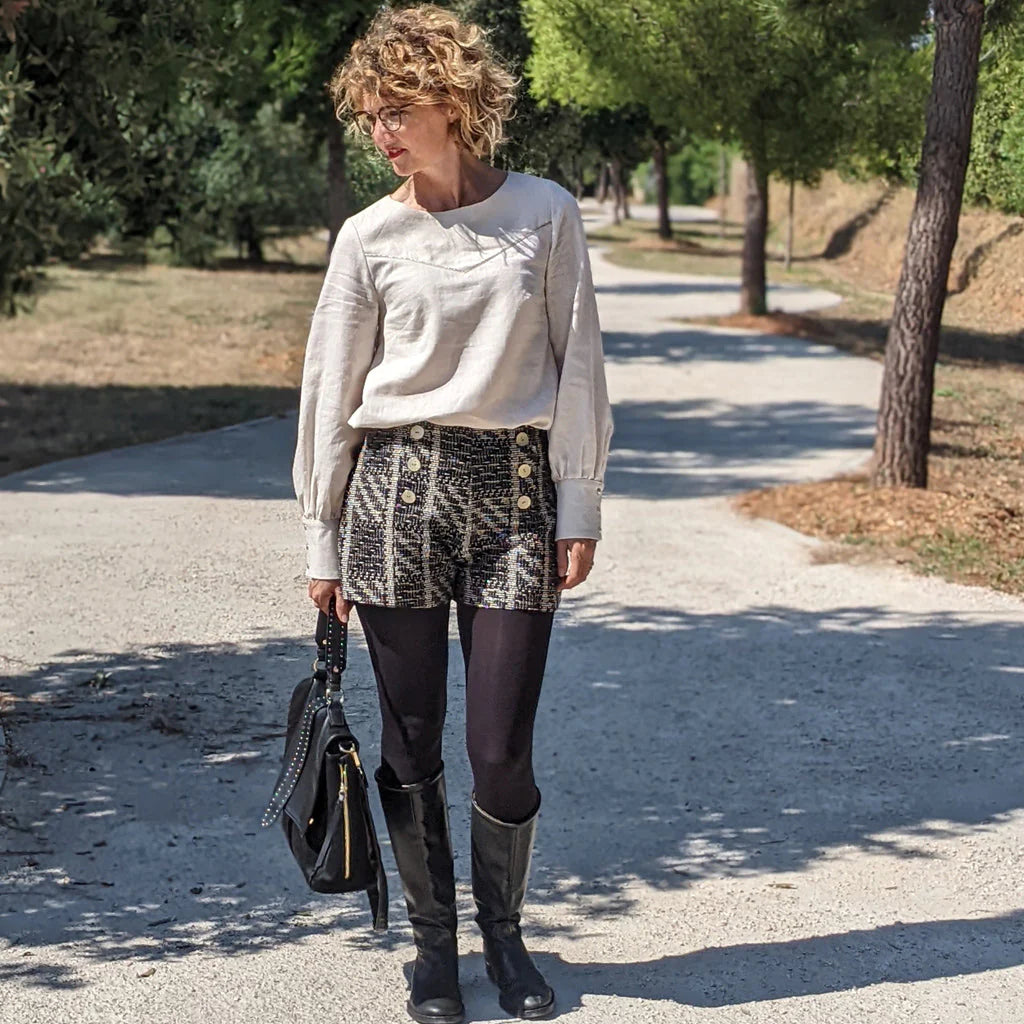 Blouse OPALE - Patron de couture pochette - SUPER BISON Patron de couture SUPER BISON | Gaspard et Léonie Tissus en ligne et Mercerie à Toulouse