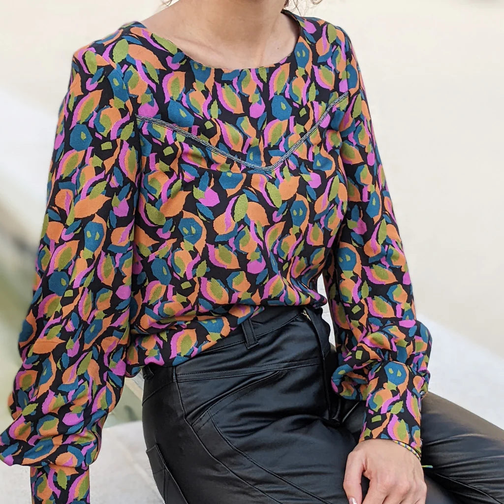 Blouse OPALE - Patron de couture pochette - SUPER BISON Patron de couture SUPER BISON | Gaspard et Léonie Tissus en ligne et Mercerie à Toulouse