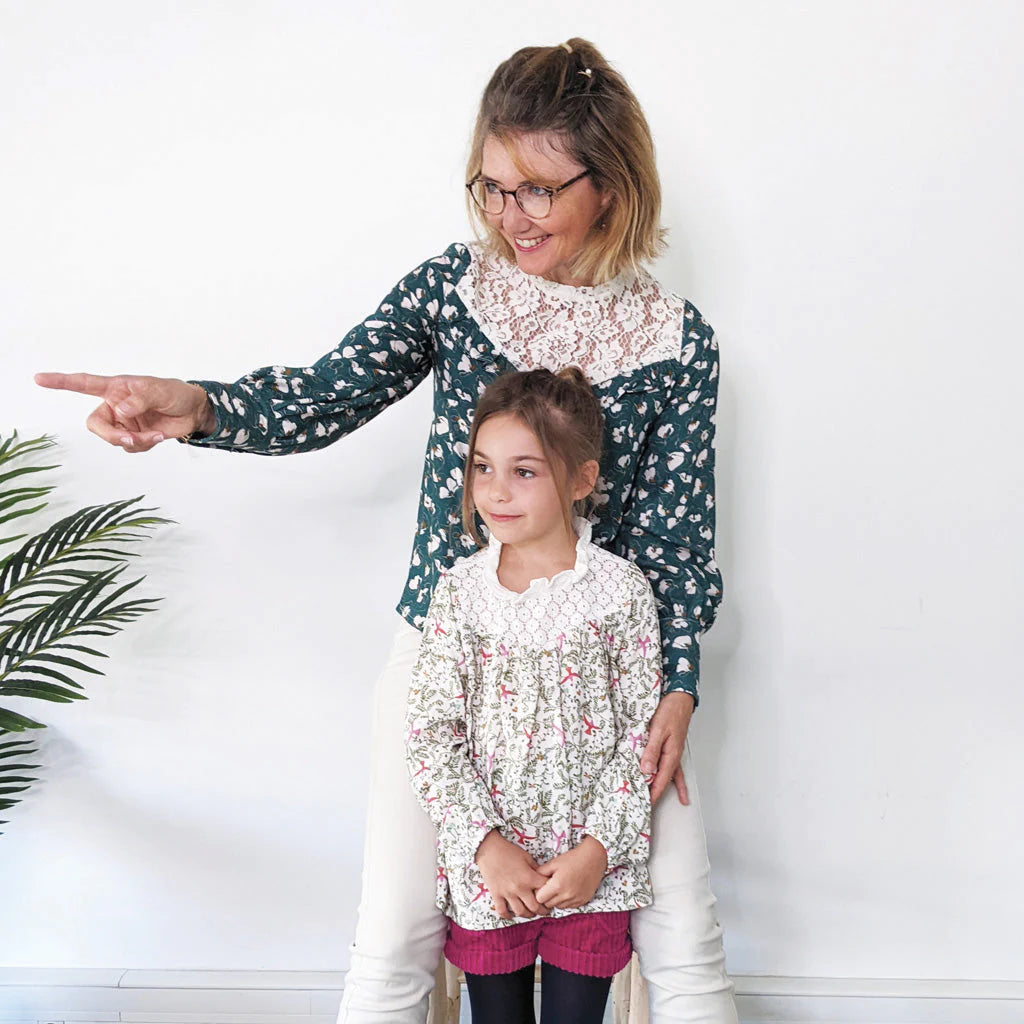 Blouse OPALE - Patron de couture pochette - SUPER BISON Patron de couture SUPER BISON | Gaspard et Léonie Tissus en ligne et Mercerie à Toulouse