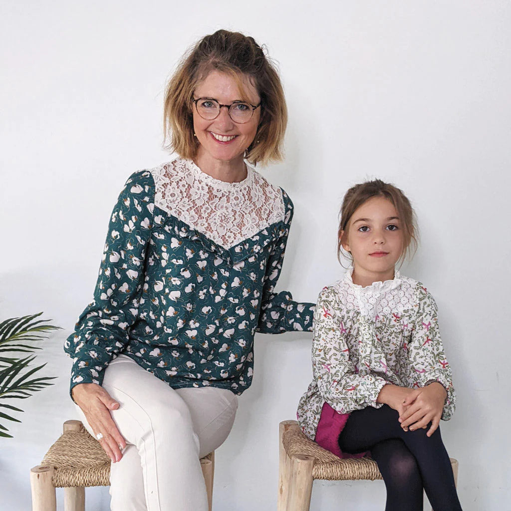 Blouse OPALE - Patron de couture pochette - SUPER BISON Patron de couture SUPER BISON | Gaspard et Léonie Tissus en ligne et Mercerie à Toulouse