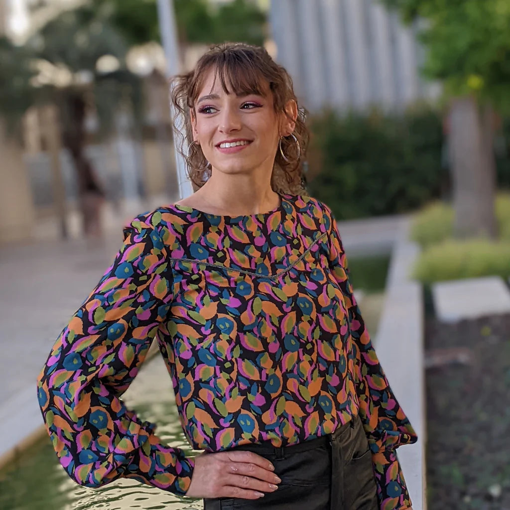 Blouse OPALE - Patron de couture pochette - SUPER BISON Patron de couture SUPER BISON | Gaspard et Léonie Tissus en ligne et Mercerie à Toulouse