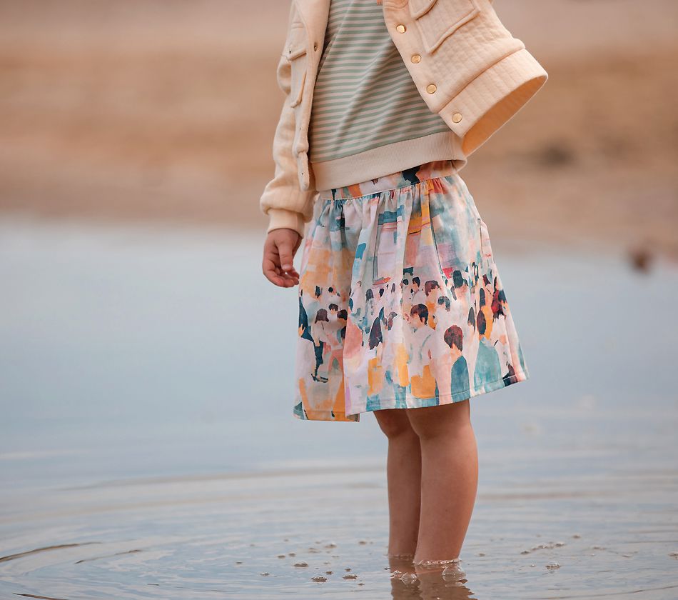 Bord Côte - Ecru chaleureux (Vendu x10cm) Tissus SEE YOU AT SIX | Gaspard et Léonie Tissus en ligne et Mercerie à Toulouse