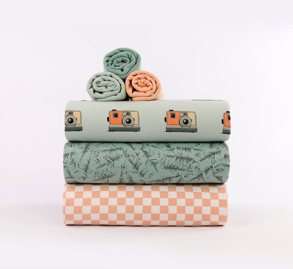 Bord Côte - Vert Brumeux clair (Vendu x10cm) Tissus SEE YOU AT SIX | Gaspard et Léonie Tissus en ligne et Mercerie à Toulouse