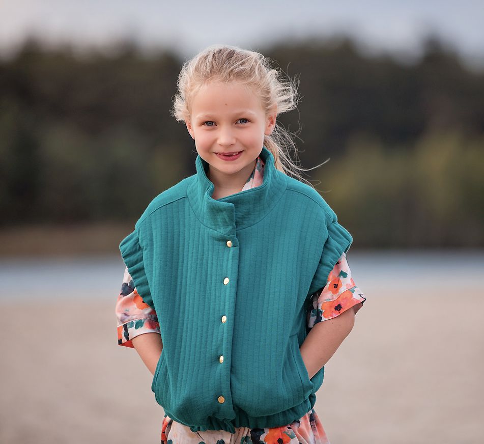 Bord Côte - Vert Sarcelle (Vendu x10cm) Tissus SEE YOU AT SIX | Gaspard et Léonie Tissus en ligne et Mercerie à Toulouse