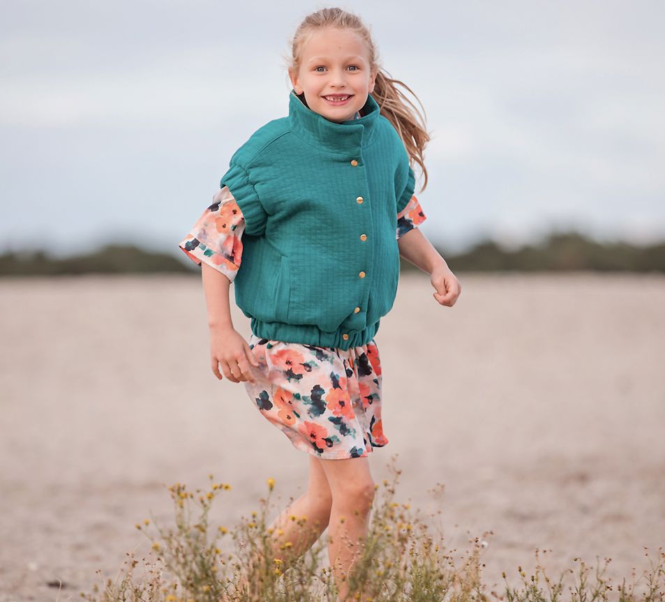 Bord Côte - Vert Sarcelle (Vendu x10cm) Tissus SEE YOU AT SIX | Gaspard et Léonie Tissus en ligne et Mercerie à Toulouse