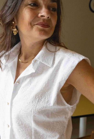 Chemise BETTY Patron de couture Pochette - CLEMATISSE PATTERN Patron de couture CLEMATISSE PATTERN | Gaspard et Léonie Tissus en ligne et Mercerie à Toulouse