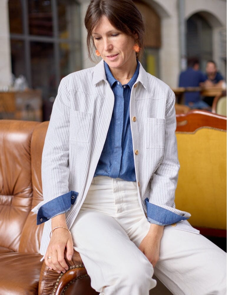 Chemise femme MUST Patron de couture pochette - Atelier SCÄMMIT Patron de couture ATELIER SCÄMMIT | Gaspard et Léonie Tissus en ligne et Mercerie à Toulouse