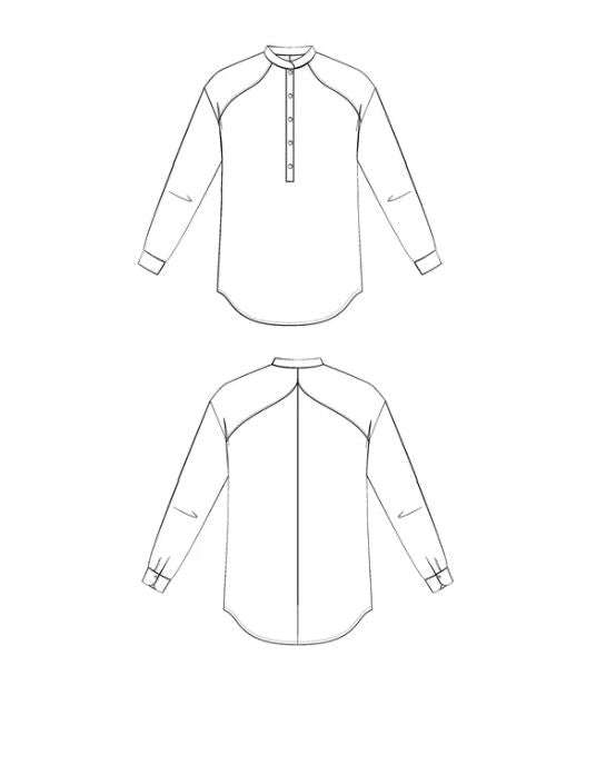 Chemise VITTORIA patron de couture pochette - MAISON FAUVE Patron de couture MAISON FAUVE | Gaspard et Léonie Tissus en ligne et Mercerie à Toulouse
