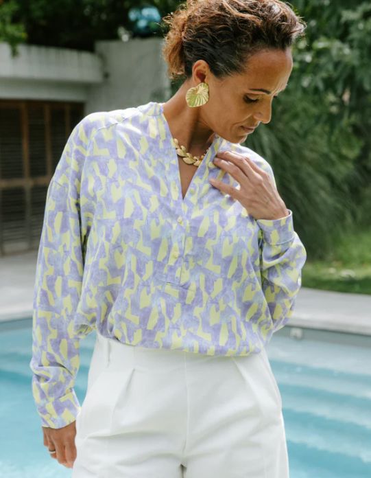 Chemise VITTORIA patron de couture pochette - MAISON FAUVE Patron de couture MAISON FAUVE | Gaspard et Léonie Tissus en ligne et Mercerie à Toulouse