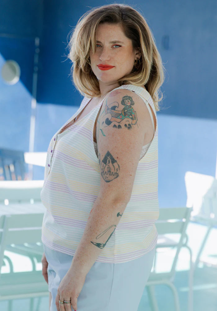 Débardeur SPRITZ Patron de couture Pochette - MAISON FAUVE Patron de couture MAISON FAUVE | Gaspard et Léonie Tissus en ligne et Mercerie à Toulouse