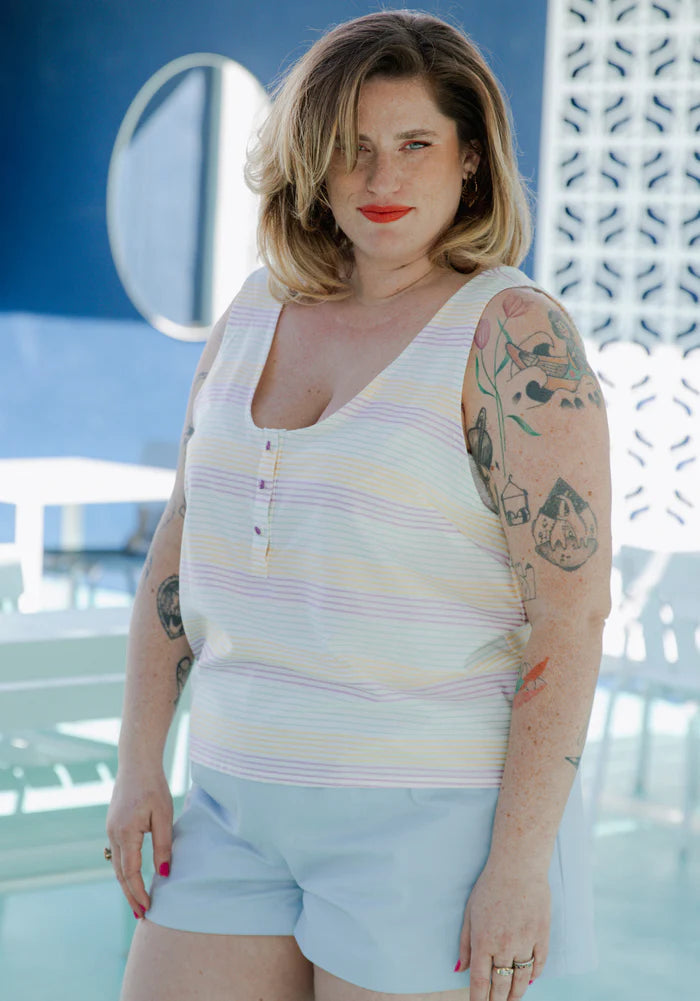 Débardeur SPRITZ Patron de couture Pochette - MAISON FAUVE Patron de couture MAISON FAUVE | Gaspard et Léonie Tissus en ligne et Mercerie à Toulouse