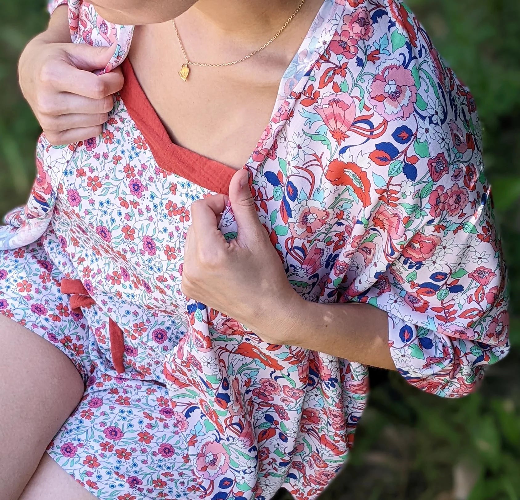 Ensemble de nuit CELESTE - Patron de couture pochette - SUPER BISON Patron de couture SUPER BISON | Gaspard et Léonie Tissus en ligne et Mercerie à Toulouse