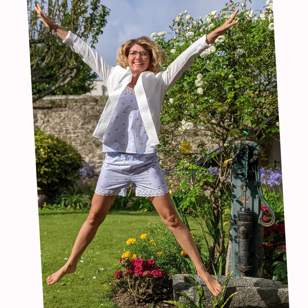 Ensemble de nuit CELESTE - Patron de couture pochette - SUPER BISON Patron de couture SUPER BISON | Gaspard et Léonie Tissus en ligne et Mercerie à Toulouse