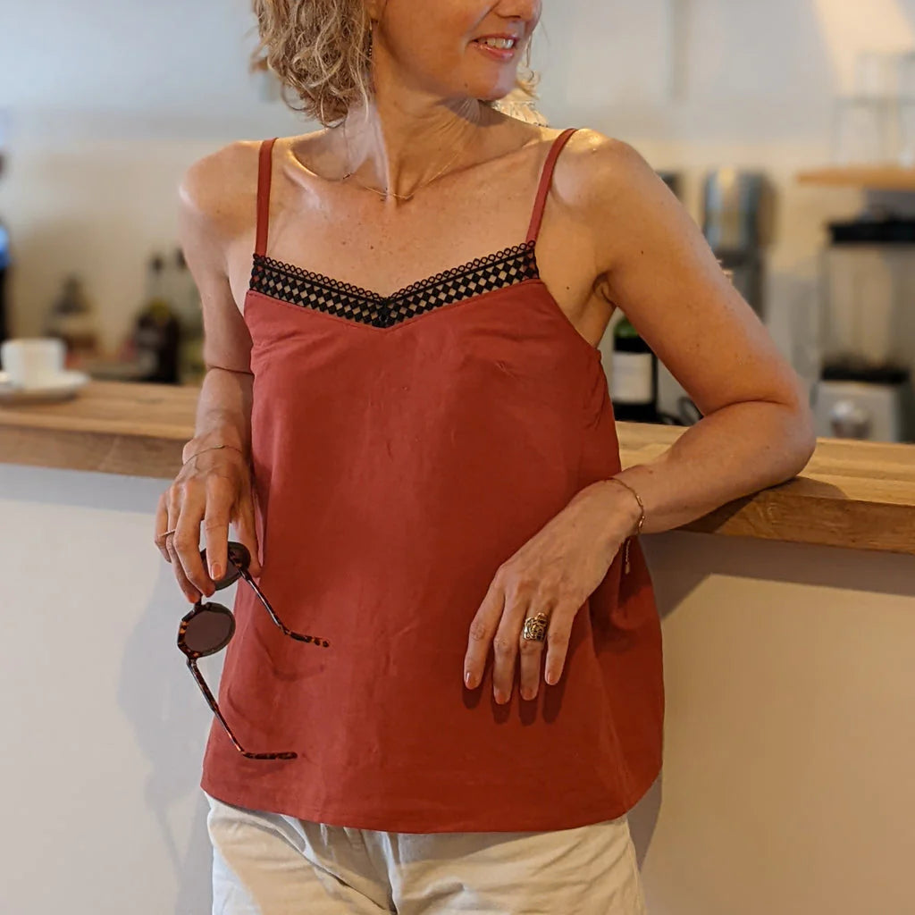 Ensemble de nuit CELESTE - Patron de couture pochette - SUPER BISON Patron de couture SUPER BISON | Gaspard et Léonie Tissus en ligne et Mercerie à Toulouse