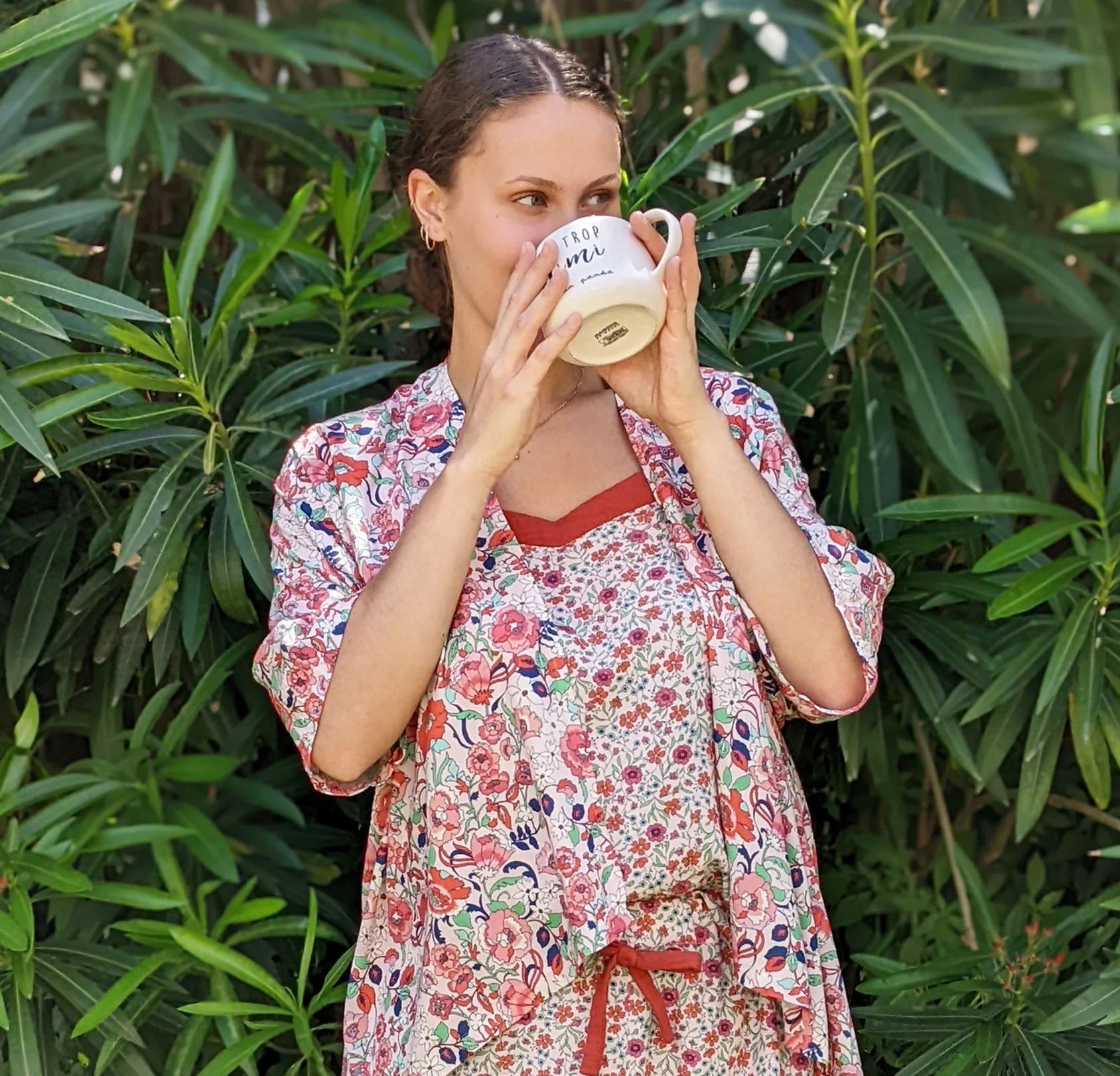 Ensemble de nuit CELESTE - Patron de couture pochette - SUPER BISON Patron de couture SUPER BISON | Gaspard et Léonie Tissus en ligne et Mercerie à Toulouse