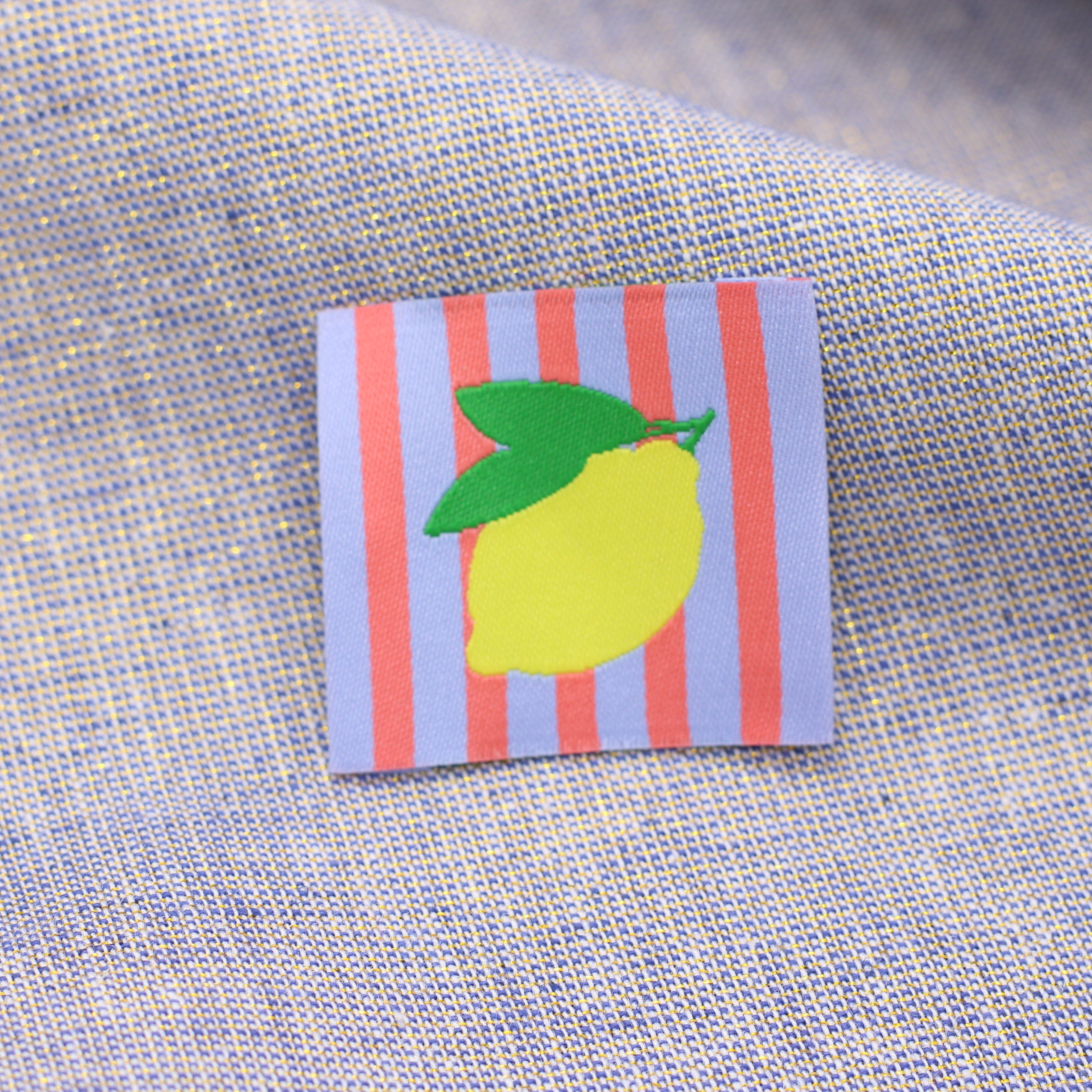 Etiquette tissée - Limoncello Etiquettes à coudre Sélection Gaspard & Léonie | Gaspard et Léonie Tissus en ligne et Mercerie à Toulouse