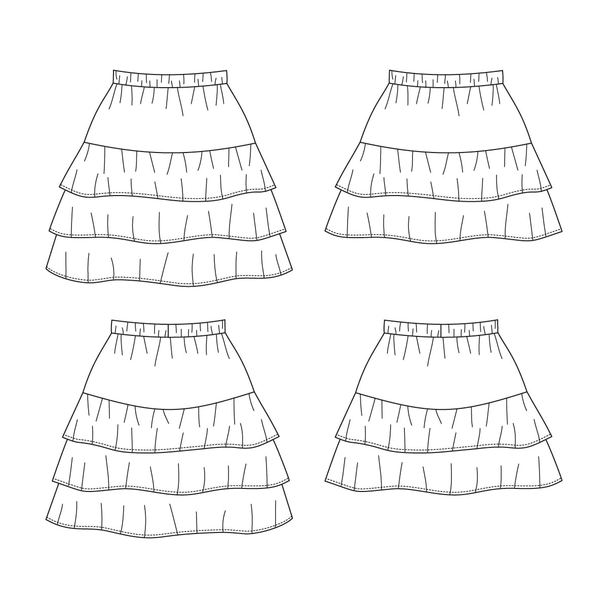 Jupe SANTIAGO - patron de couture pochette - IKATEE Patron de couture Ikatee | Gaspard et Léonie Tissus en ligne et Mercerie à Toulouse