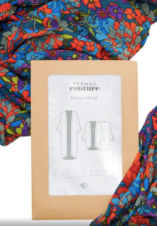 Kimono - HANAE - Patron de couture pochette - PROMOD COUTURE Patron de couture PROMOD COUTURE | Gaspard et Léonie Tissus en ligne et Mercerie à Toulouse