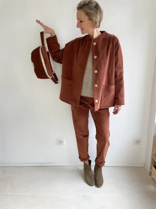 La veste/manteau EVERYDAY - Patron de couture pochette - MAISON ESSENTIELLE Patron de couture MAISON ESSENTIELLE | Gaspard et Léonie Tissus en ligne et Mercerie à Toulouse