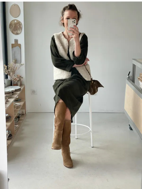 Le top/robe AMPLEUR - Patron de couture pochette - MAISON ESSENTIELLE Patron de couture MAISON ESSENTIELLE | Gaspard et Léonie Tissus en ligne et Mercerie à Toulouse