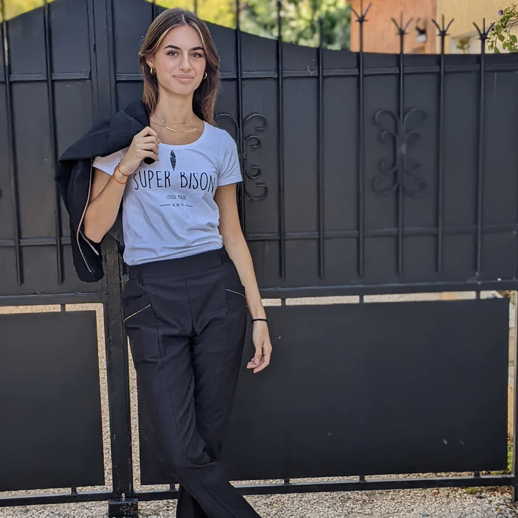 Pantalon EASY - Patron de couture pochette - SUPER BISON Patron de couture SUPER BISON | Gaspard et Léonie Tissus en ligne et Mercerie à Toulouse