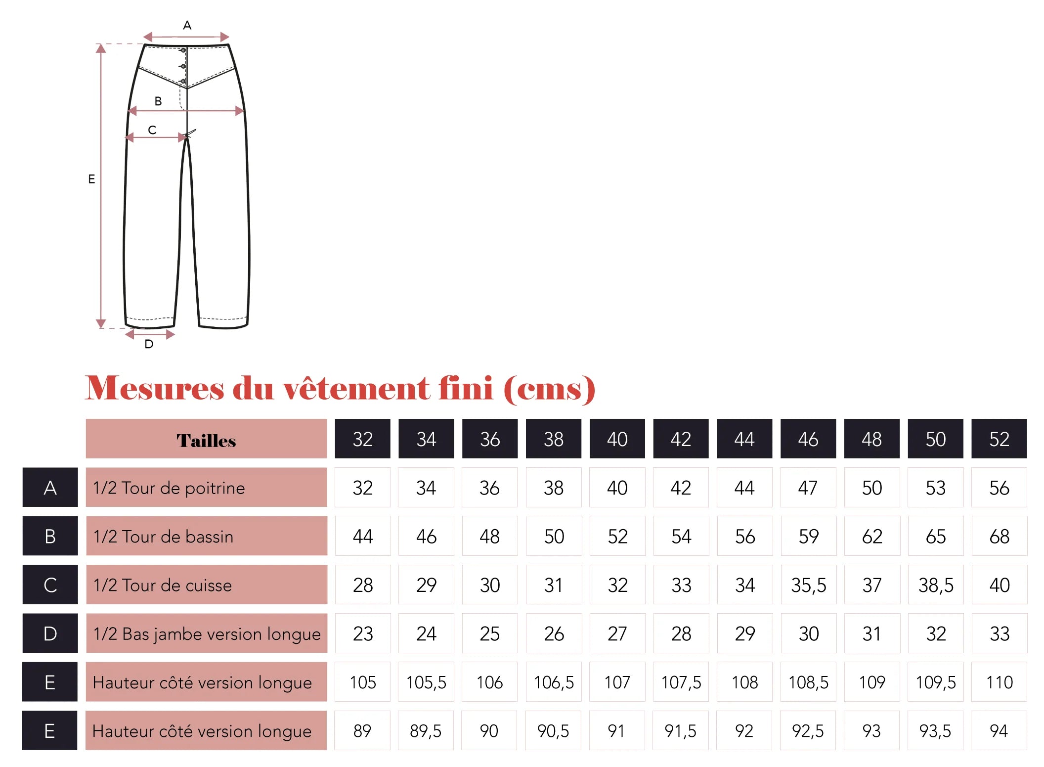 Pantalon INOUÏ - Patron de couture pochette - SUPER BISON Patron de couture SUPER BISON | Gaspard et Léonie Tissus en ligne et Mercerie à Toulouse