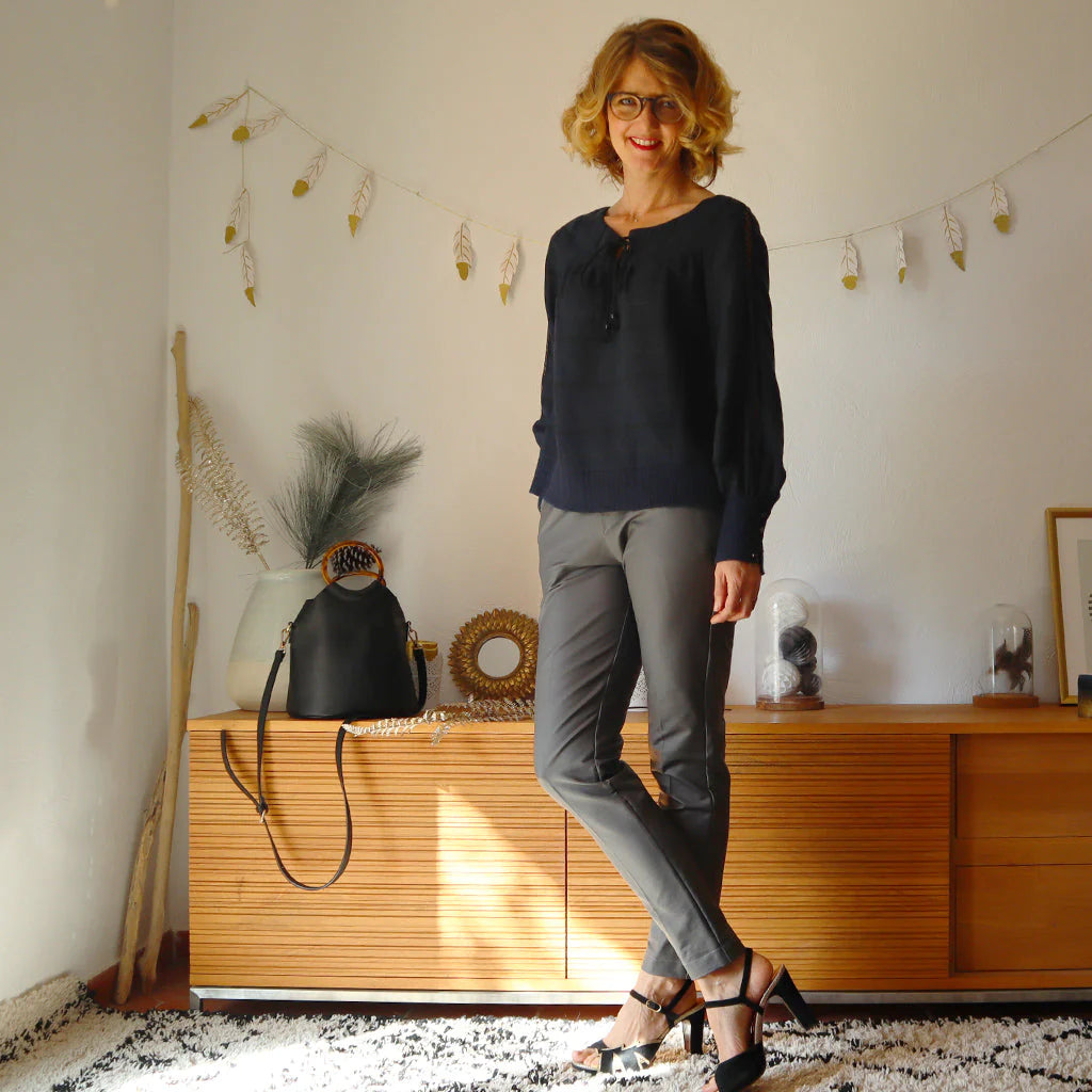 Pantalon ROMEO & JULIETTE - Patron de couture pochette - SUPER BISON Patron de couture SUPER BISON | Gaspard et Léonie Tissus en ligne et Mercerie à Toulouse