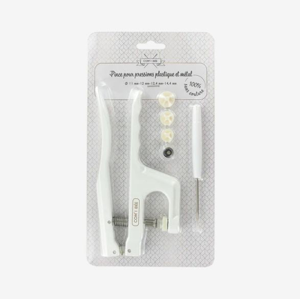 Pince Pressions Plastiques ou Metal - COM'1 IDEE Mercerie Sélection Gaspard & Léonie | Gaspard et Léonie Tissus en ligne et Mercerie à Toulouse