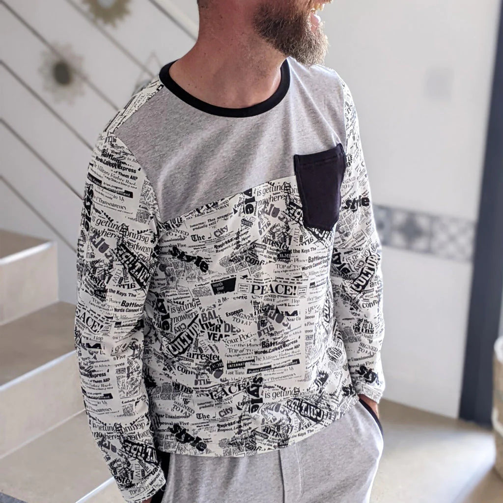 Pyjama ORSON Patron de couture pochette - SUPER BISON Patron de couture SUPER BISON | Gaspard et Léonie Tissus en ligne et Mercerie à Toulouse