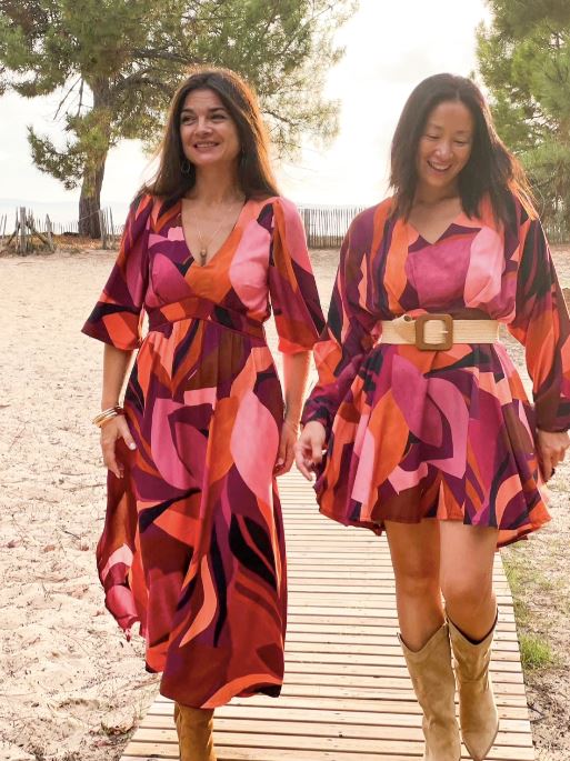 Robe CALISTA Patron de couture Pochette - CLEMATISSE PATTERN Patron de couture CLEMATISSE PATTERN | Gaspard et Léonie Tissus en ligne et Mercerie à Toulouse