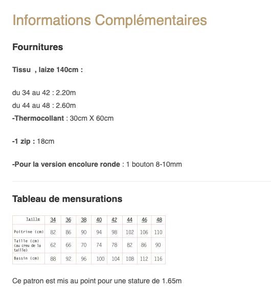 Robe CHRYSTALE Patron de couture Pochette - CLEMATISSE PATTERN Patron de couture CLEMATISSE PATTERN | Gaspard et Léonie Tissus en ligne et Mercerie à Toulouse