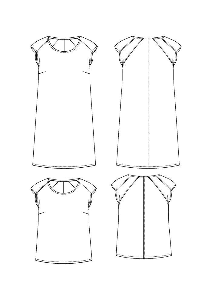 Robe DAIQUIRI Patron de couture Pochette - MAISON FAUVE Patron de couture MAISON FAUVE | Gaspard et Léonie Tissus en ligne et Mercerie à Toulouse