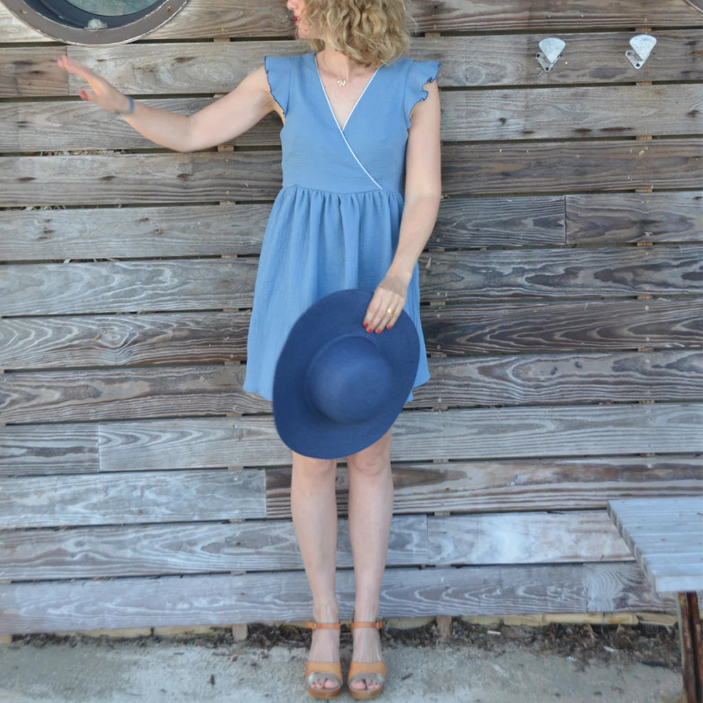 Robe et Blouse TRESOR - Patron de couture pochette - SUPER BISON Patron de couture SUPER BISON | Gaspard et Léonie Tissus en ligne et Mercerie à Toulouse