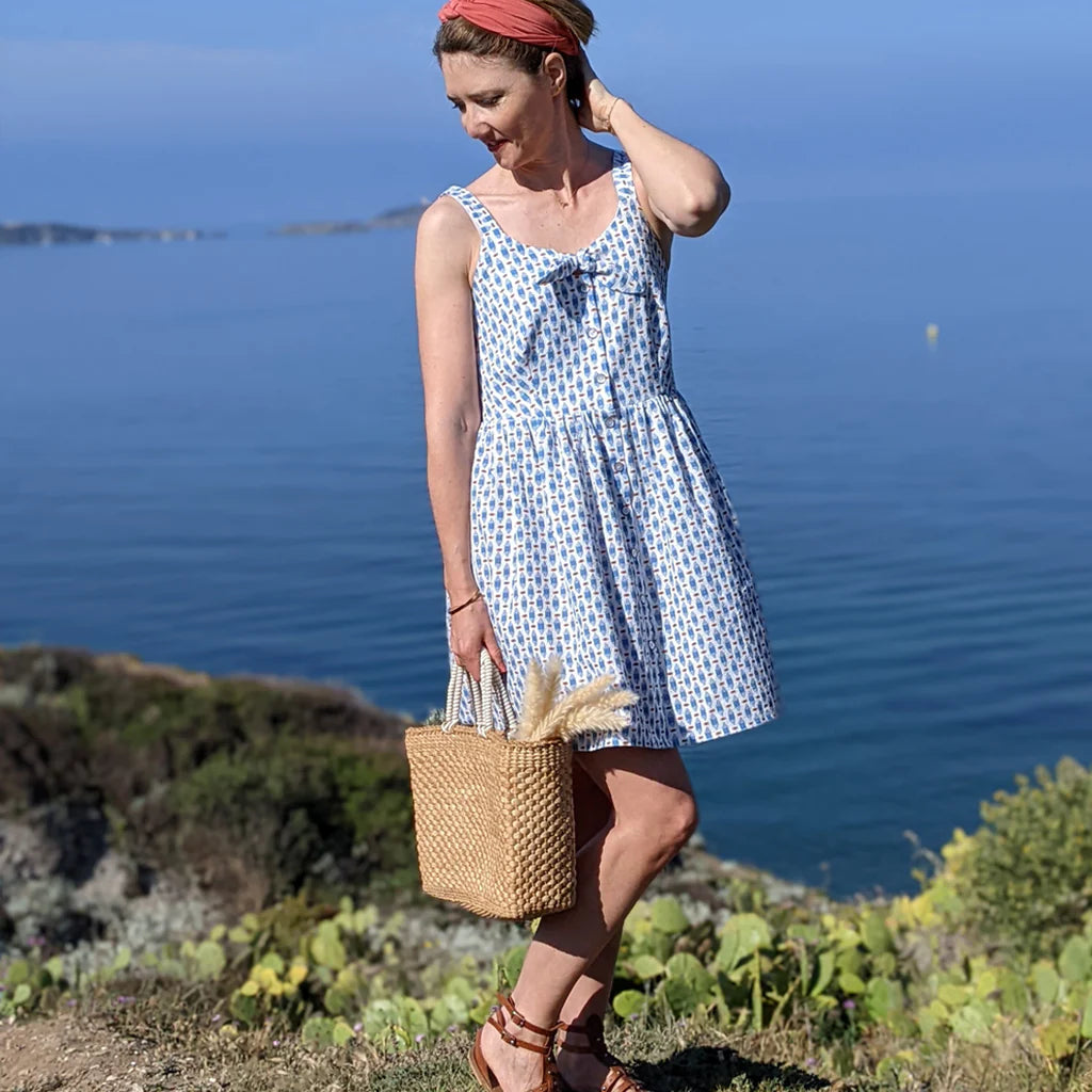 Robe et Top CALYPSO - Patron de couture pochette - SUPER BISON Patron de couture SUPER BISON | Gaspard et Léonie Tissus en ligne et Mercerie à Toulouse