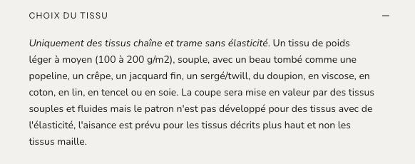 Robe LINGER - Patron de couture Pochette - MAISON FAUVE Patron de couture MAISON FAUVE | Gaspard et Léonie Tissus en ligne et Mercerie à Toulouse
