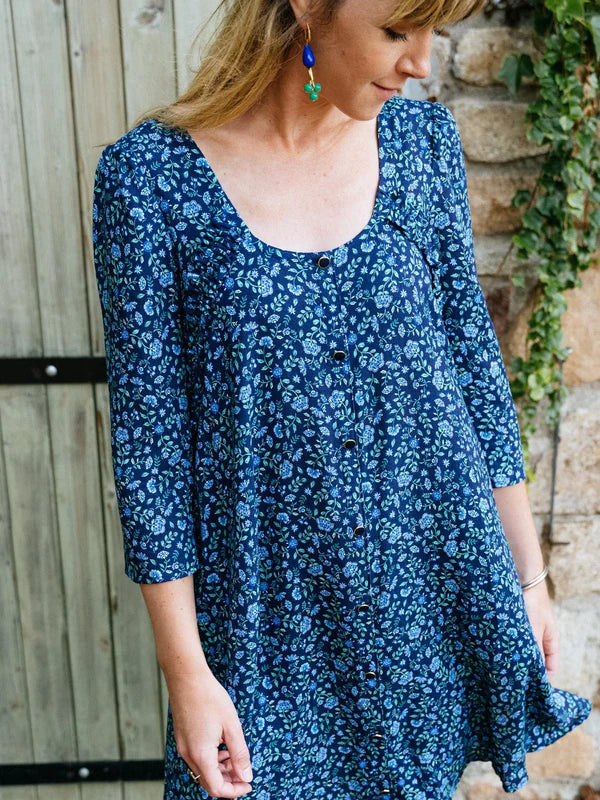 Robe ou Blouse BLOOM - Patron de couture pochette - JOLI LAB Patron de couture JOLI LAB | Gaspard et Léonie Tissus en ligne et Mercerie à Toulouse