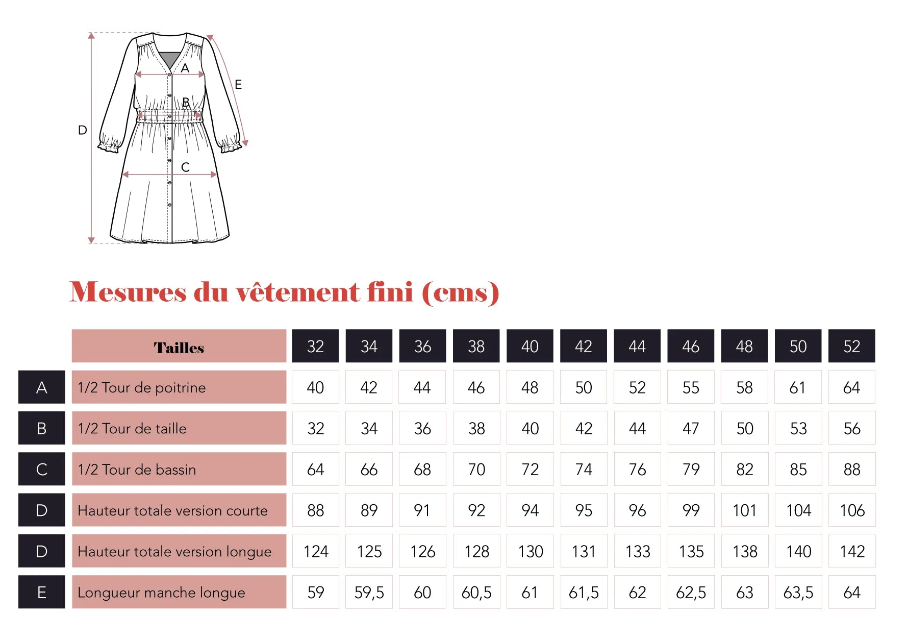 Robe POEME - Patron de couture pochette - SUPER BISON Patron de couture SUPER BISON | Gaspard et Léonie Tissus en ligne et Mercerie à Toulouse