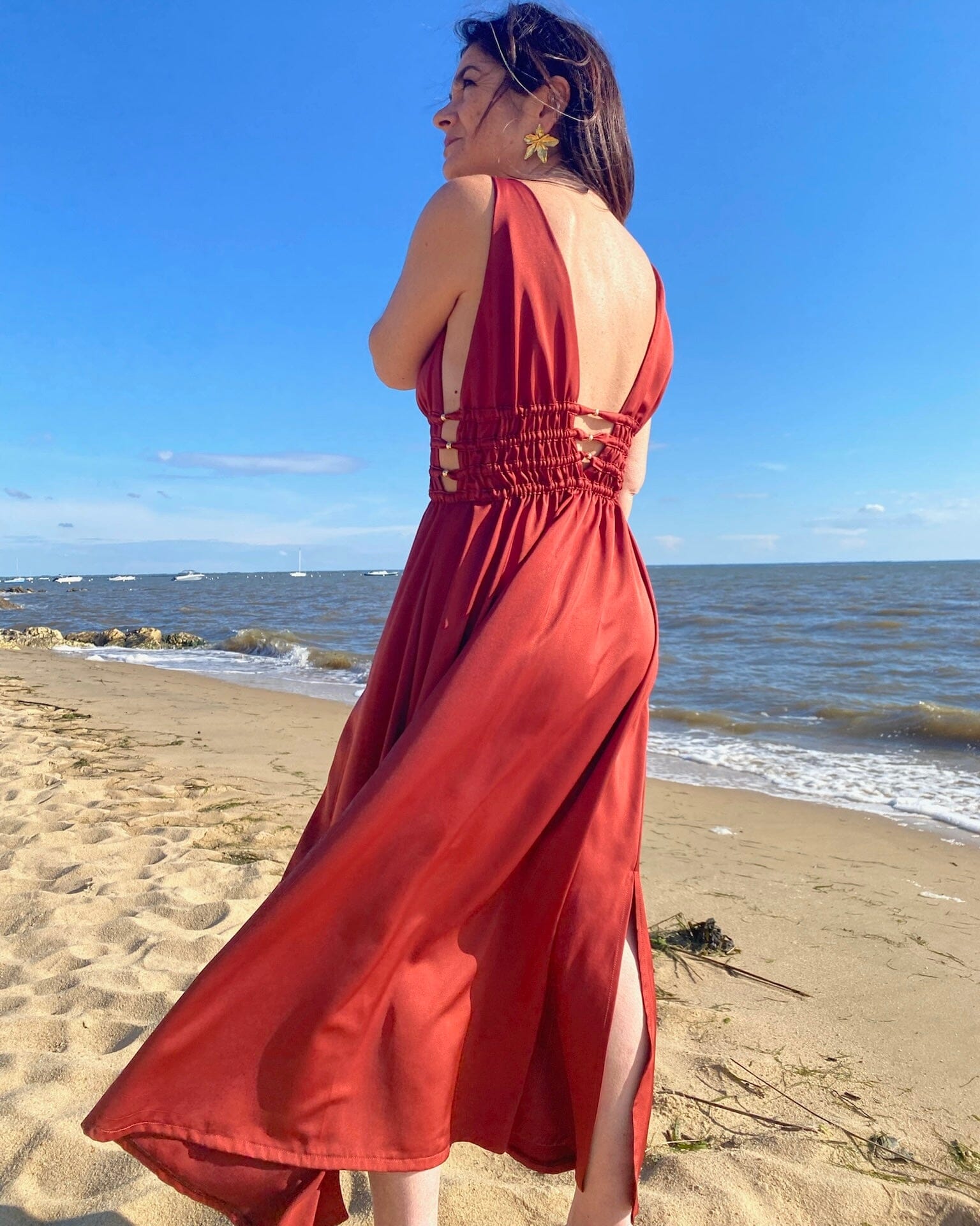 Robe SELENA Patron de couture Pochette - CLEMATISSE PATTERN Patron de couture CLEMATISSE PATTERN | Gaspard et Léonie Tissus en ligne et Mercerie à Toulouse