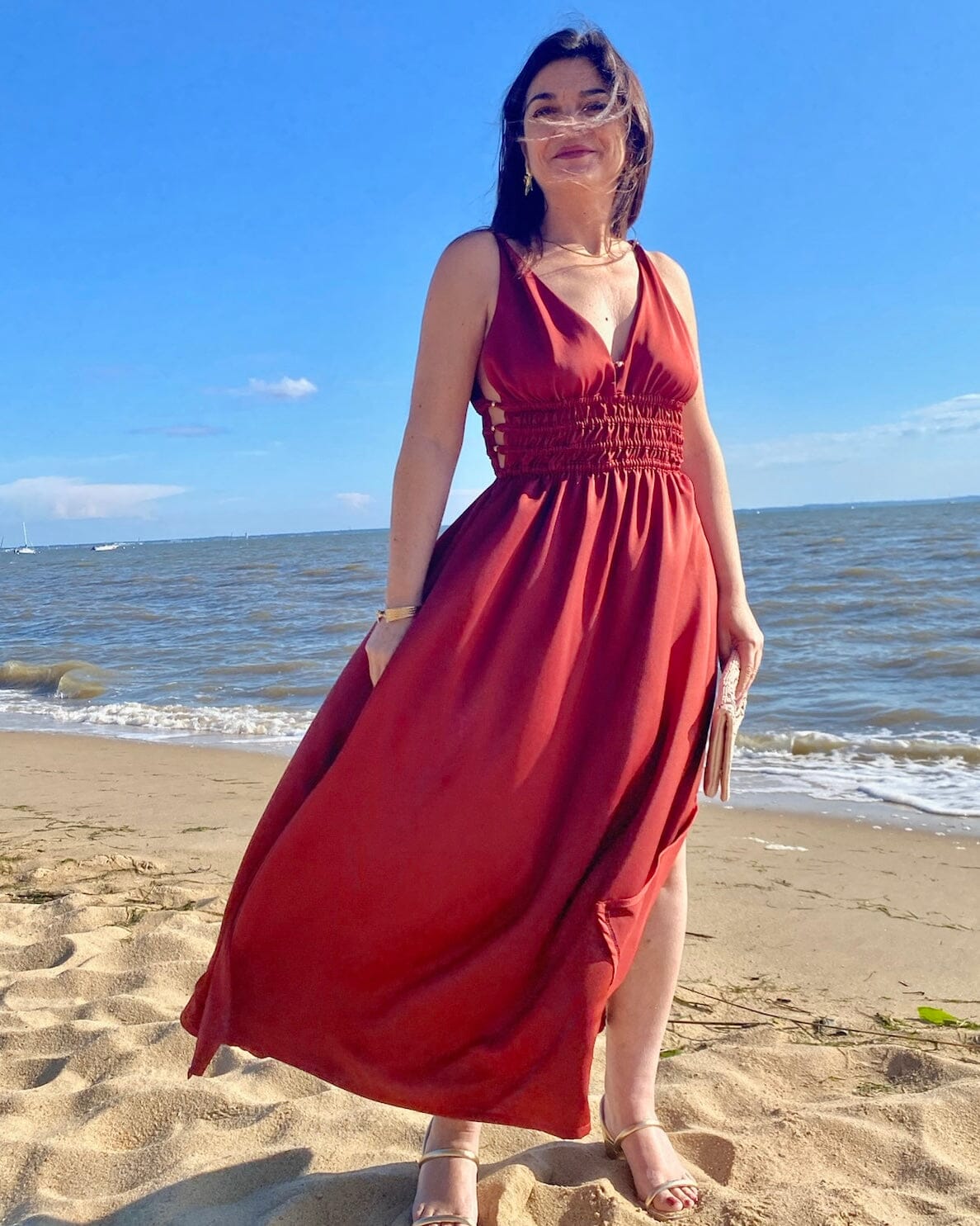 Robe SELENA Patron de couture Pochette - CLEMATISSE PATTERN Patron de couture CLEMATISSE PATTERN | Gaspard et Léonie Tissus en ligne et Mercerie à Toulouse